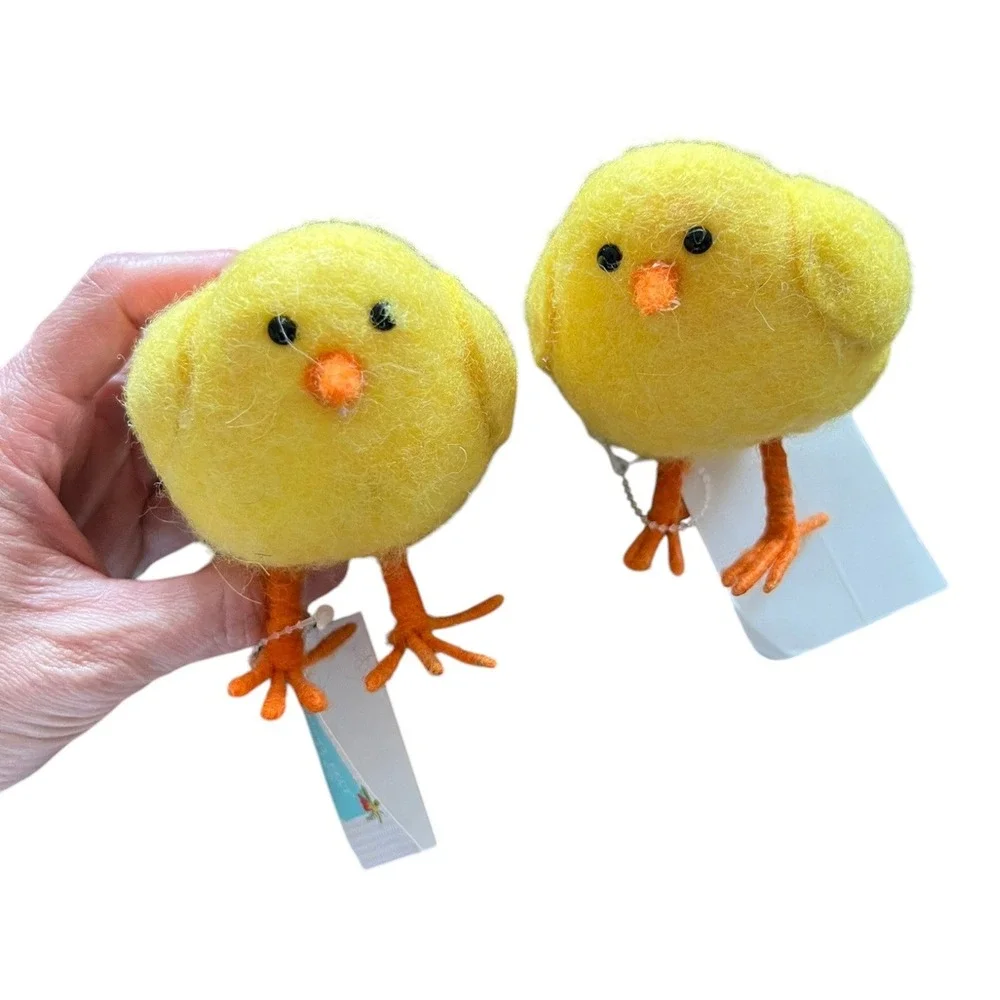 Crescent Enterprise Mini Felt Bird Set 5pc Multicolor Spring Easter New NWT - Picture 7 of 8